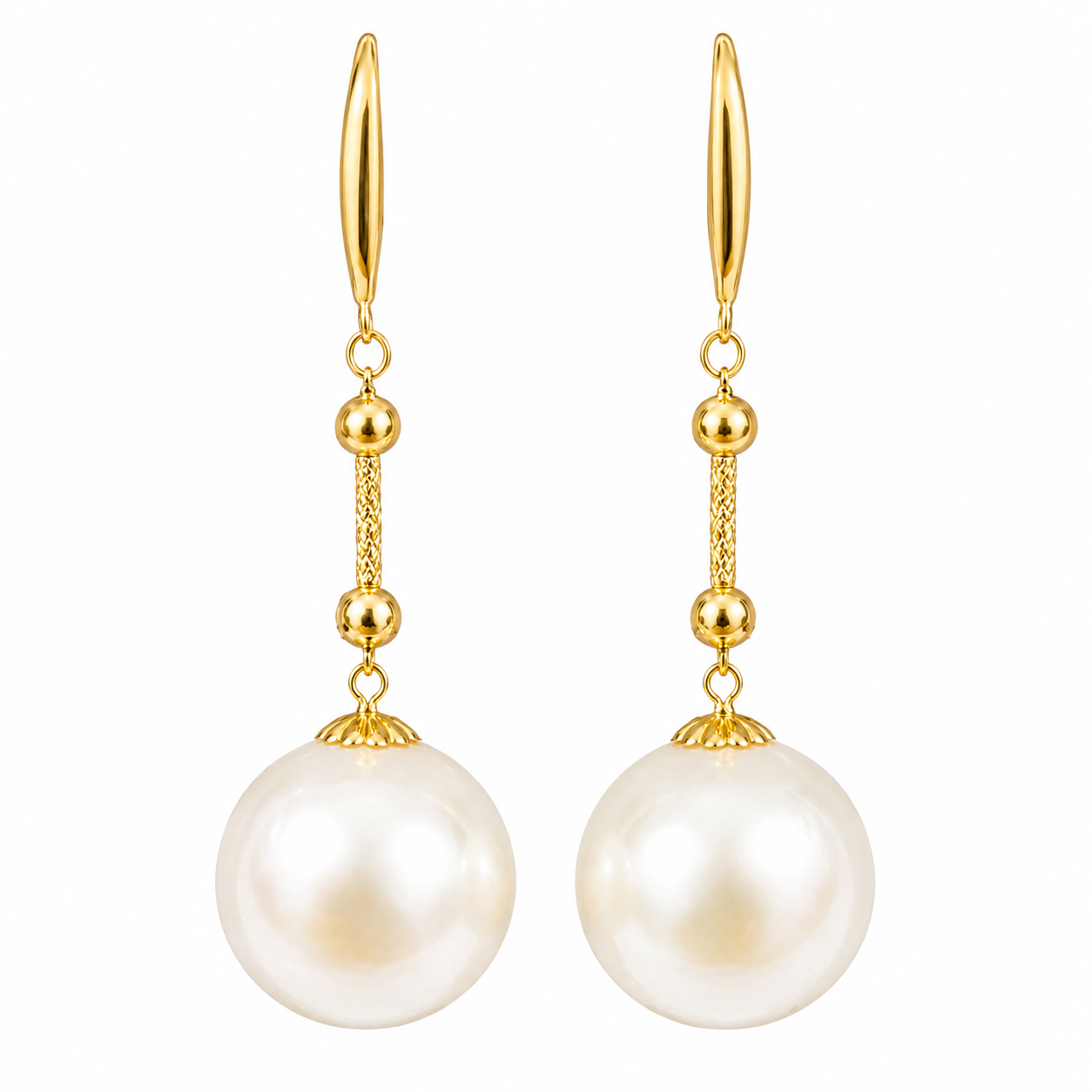 Classic pearl hook earrings